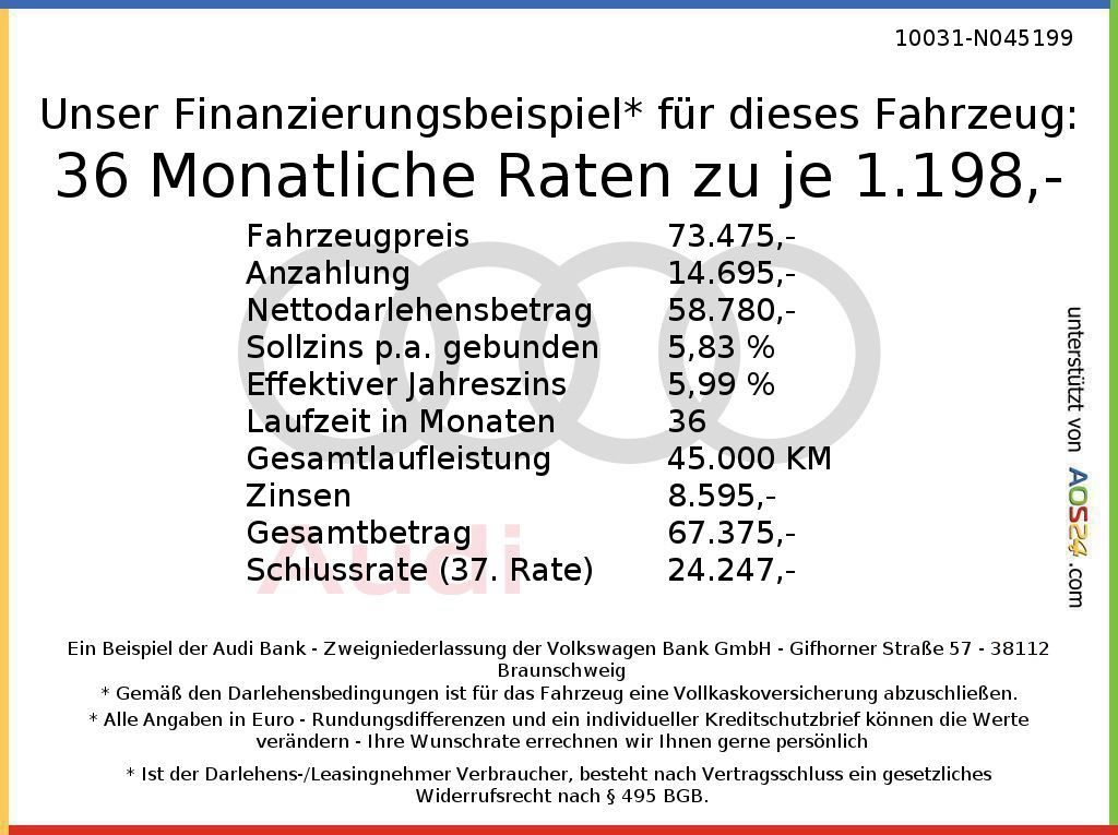 Audi S6 Avant Memory Navi Matrix Sitzhzg. Panorama
