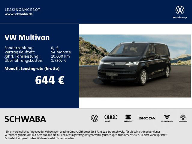 Volkswagen Multivan Style 2,0 TDI DSG *Kurzzulassung* - wei