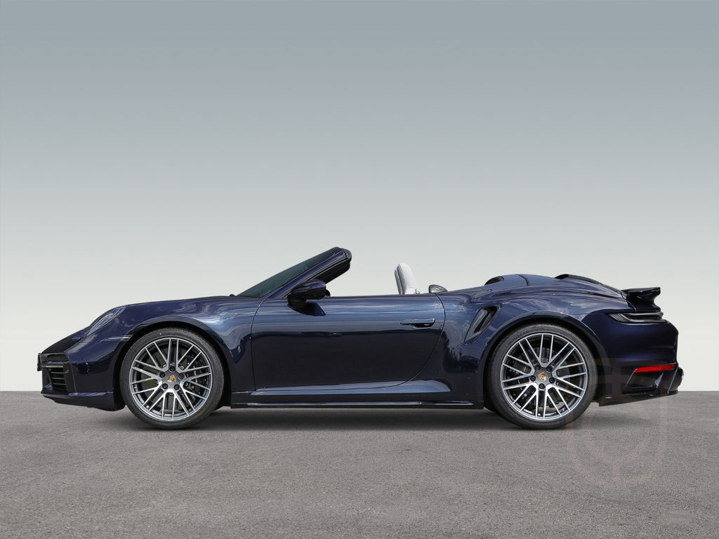 Porsche 992 911 Turbo S Cabrio Leder-crema Burmester