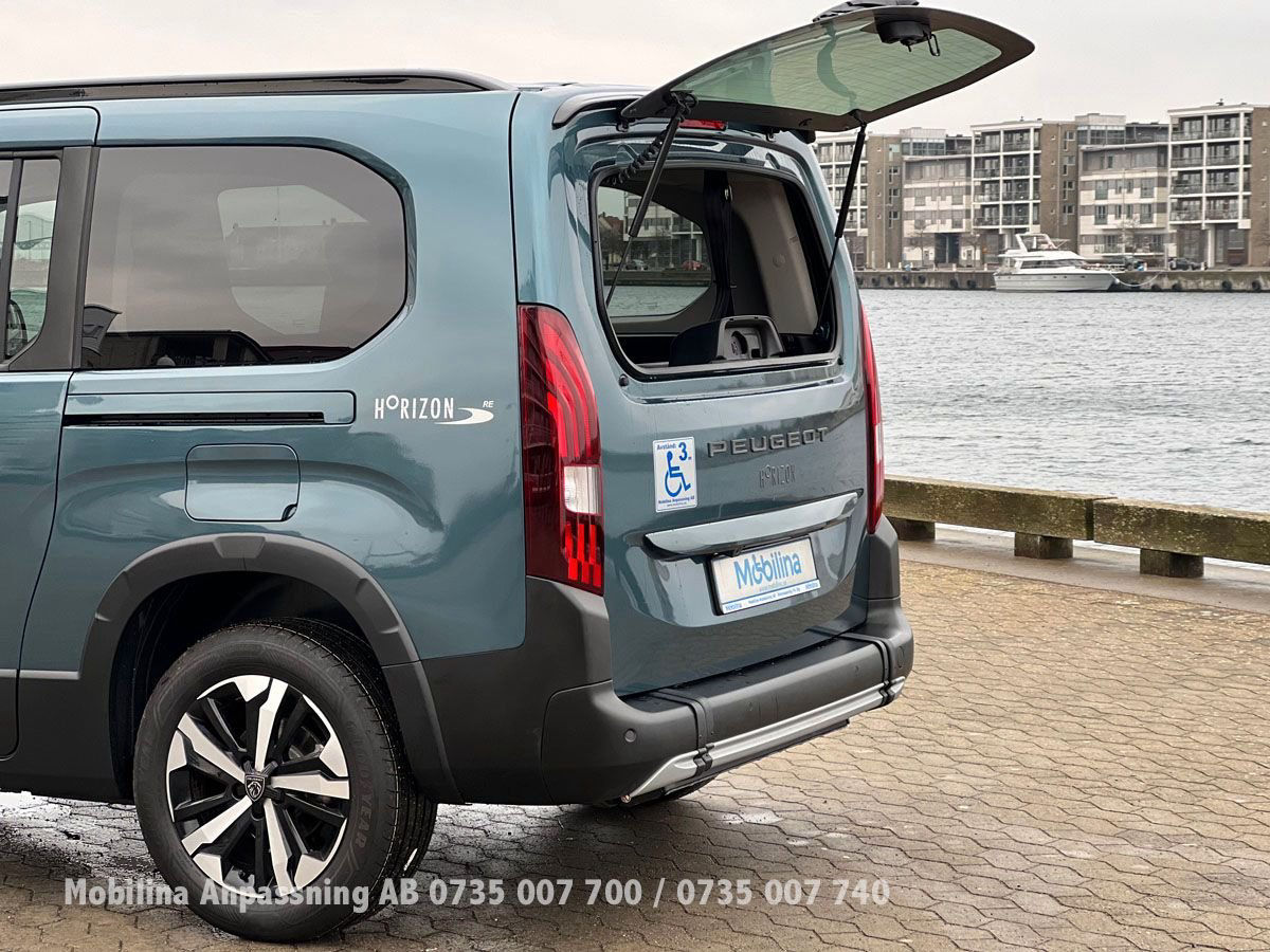 Peugeot Rifter Handikappanpassad Rullstolsbil