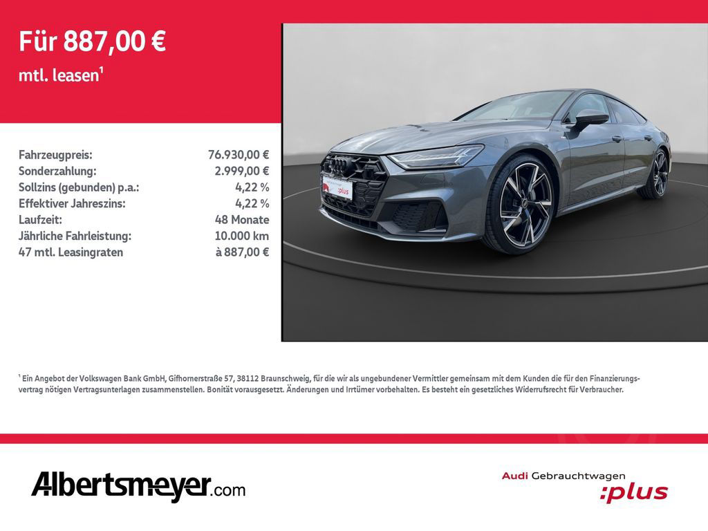 Audi A7 Sportback 50 TDI QUATTRO+MATRIX+B&O+AHK