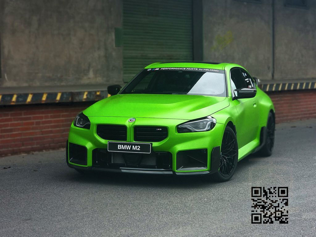 BMW M2 Coupé - Apple Green foliert / BMW M Perfomanc