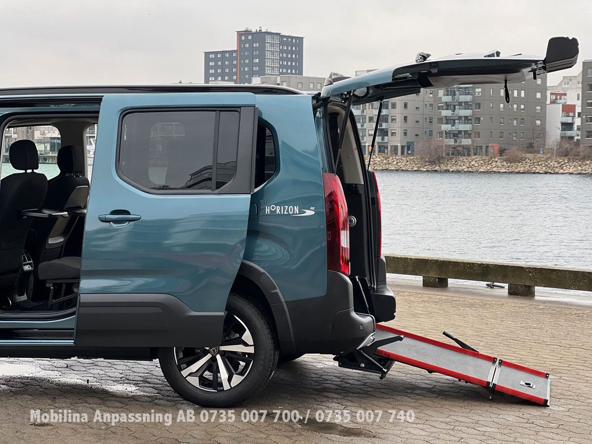 Peugeot Rifter handikappanpassad Leveransklar