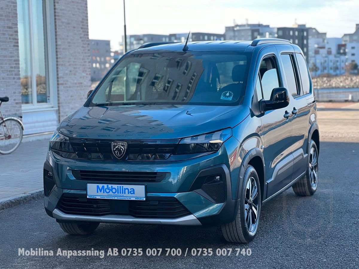 Peugeot Rifter Handikappanpassad Rullstolsbil