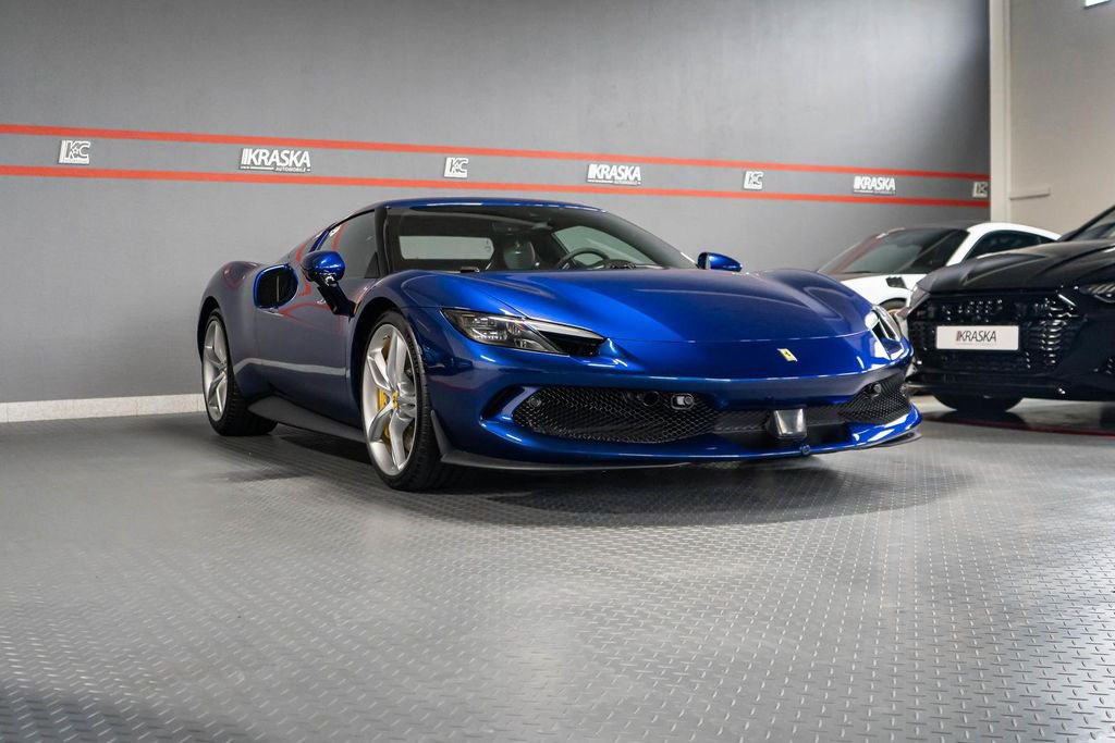 Ferrari 296 GTB Blu Elettrico AFS 360° LIFT RACING-SEATS