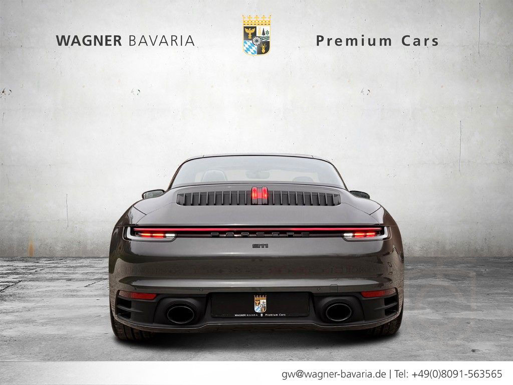 Porsche 992 911 Targa 4 S Tageszul achatgrau Top Komb