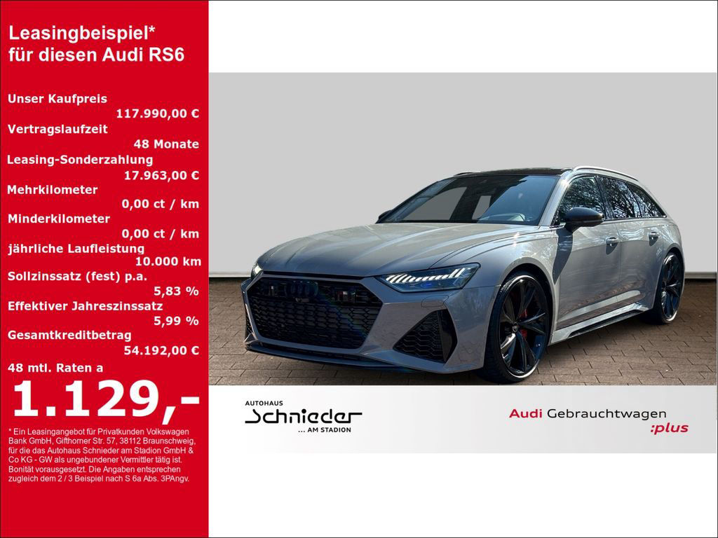 Audi RS6 LASER+LED+HUD+PANO+STHZ+DYNAMIKPAKET+KERAMIK