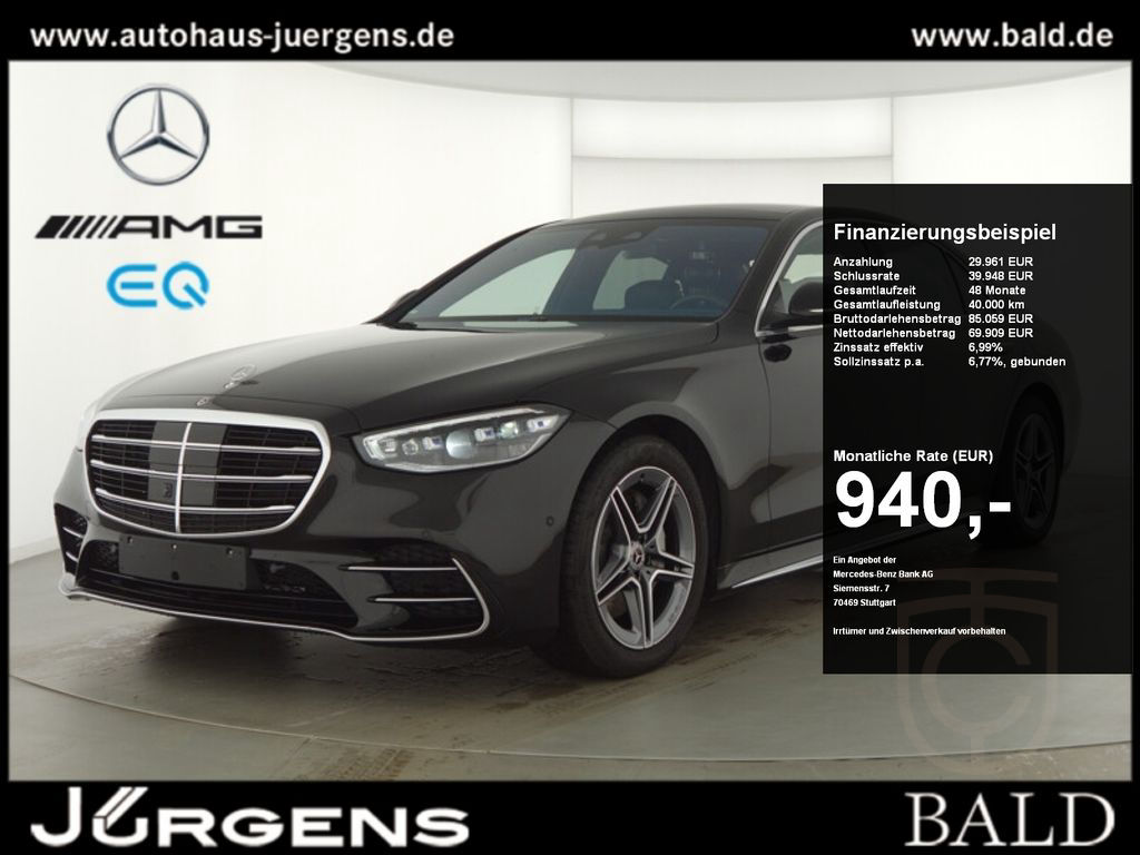 Mercedes-Benz S 580 e AMG-Sport/Pano/Burm/Sitzklima/Airm/TV