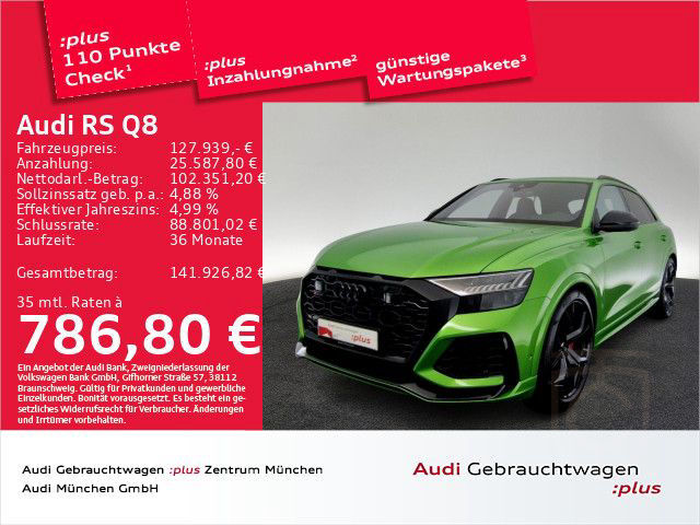 Audi RS Q8 tiptr. Pano/LuftFed/StdHzg/ACC/AHK