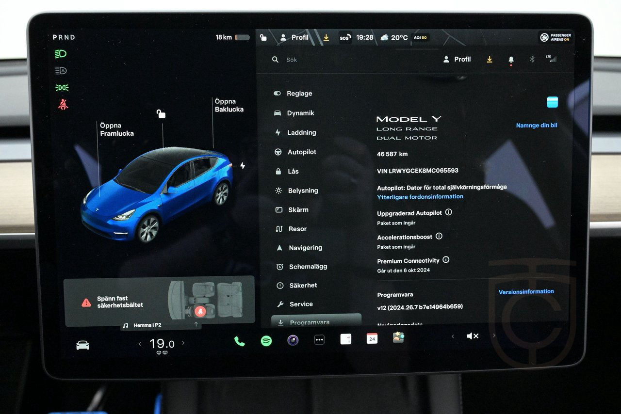 Tesla Model Y Long Range AWD EAP Acc.Boost Pano