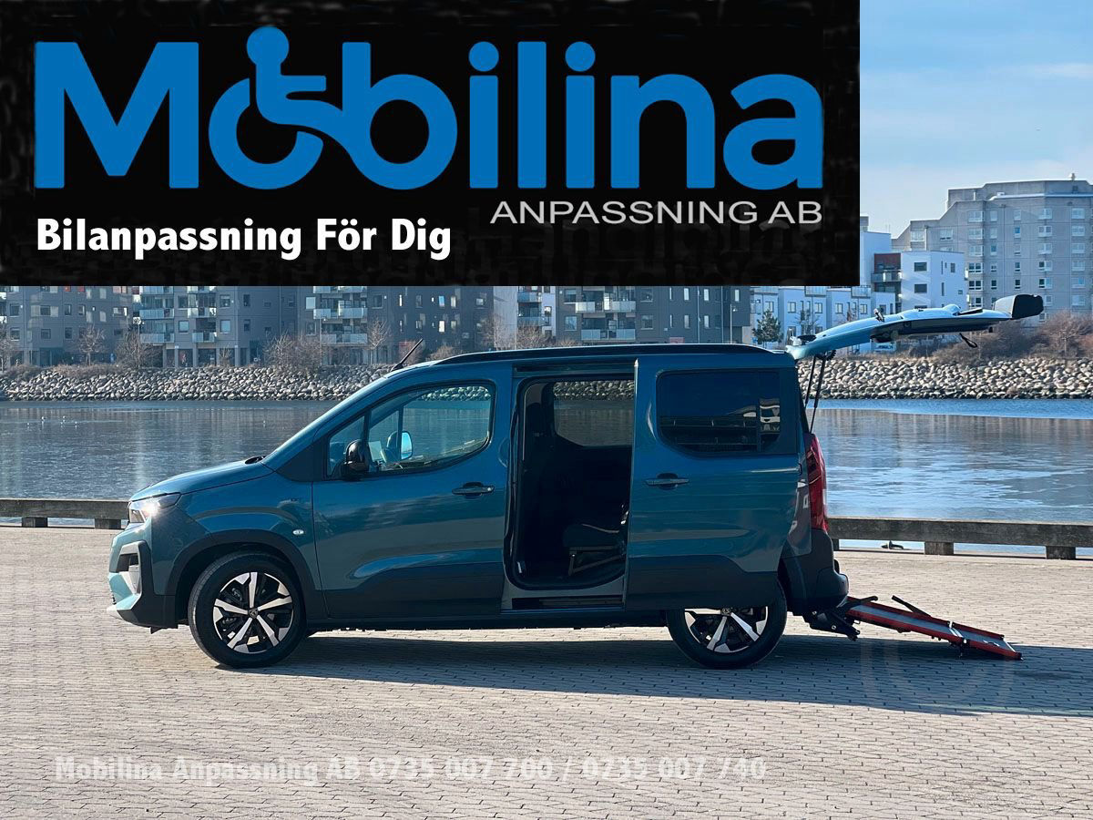 Peugeot Rifter Handikappanpassad Rullstolsbil