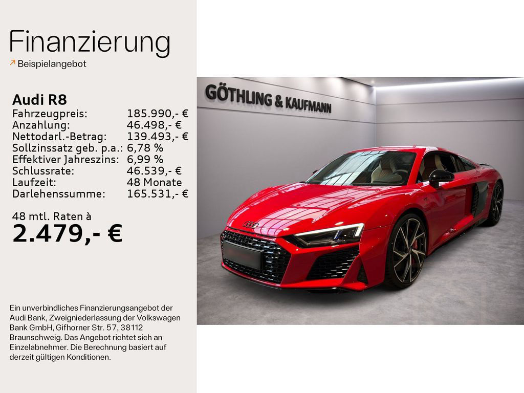 Audi R8 Coup V10 performance quattro 456(620) kW(PS)