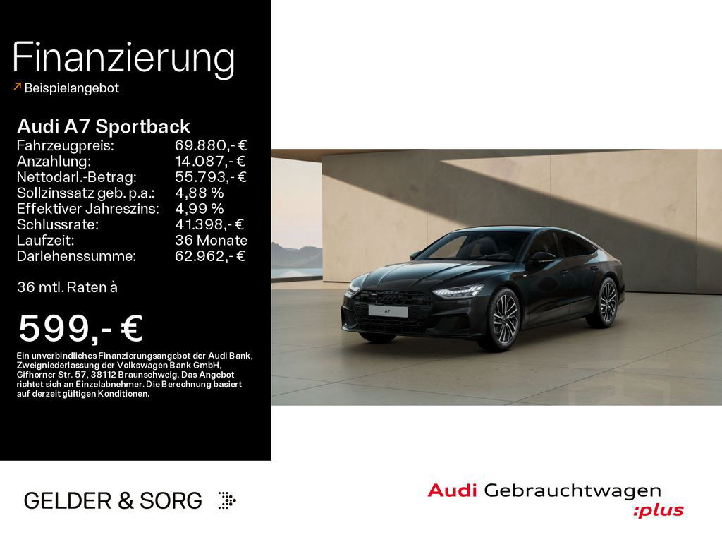 Audi A7 Sportback 50 TDI quattro S line*Pano*AHK