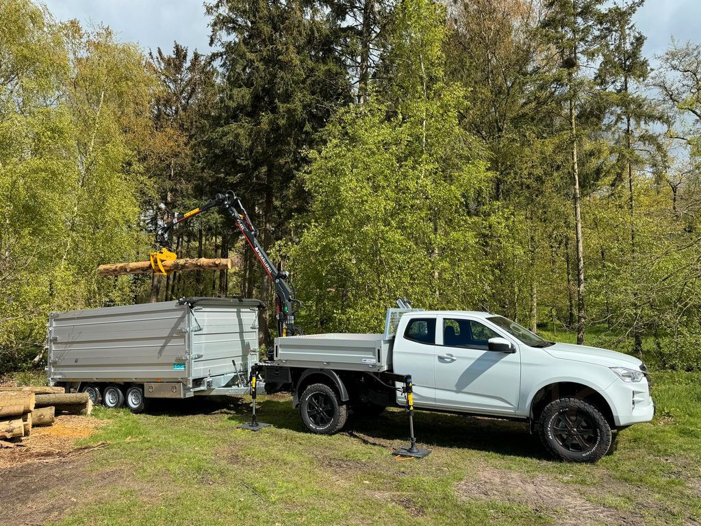 Isuzu D-Max Space Cab LS AT BIG-MAX Forstkran Greifer