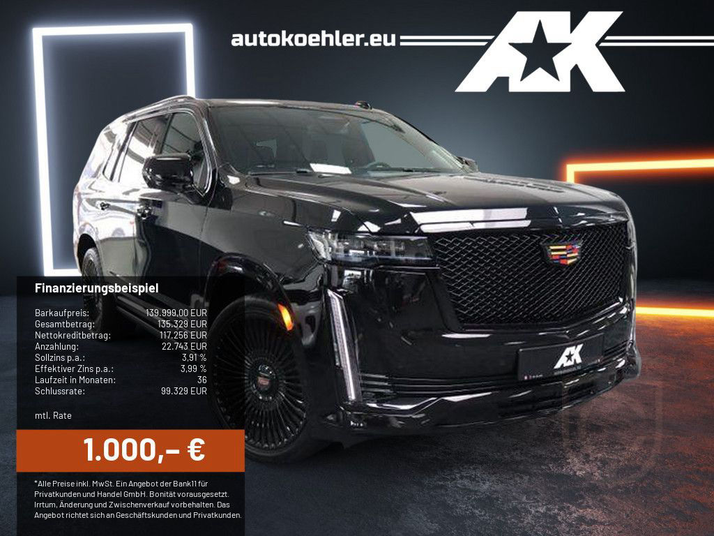 Cadillac Escalade Black Sport Platinum,23Zoll,Klappe,Voll