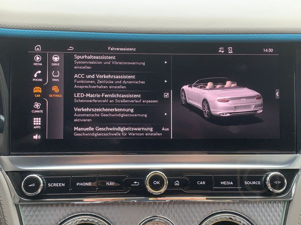 Bentley Continental GTC V8 Mulliner Blackline/Carbon/HUD