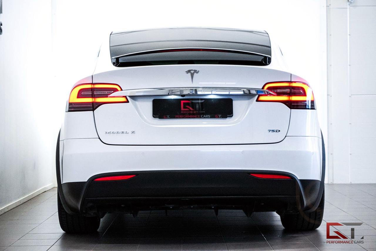 Tesla Model X 75D Luftfjädring Autopilot Leasebar 1 Ägare