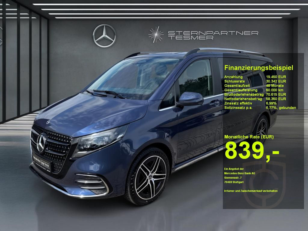 Mercedes-Benz V 300 d AVANTGARDE Lang AMG Line Tisch+AHK2,5to
