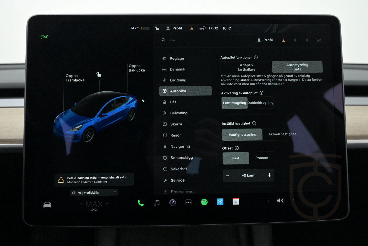 Tesla Model 3 Long Range AWD Refresh AP Acc.Boost Pano