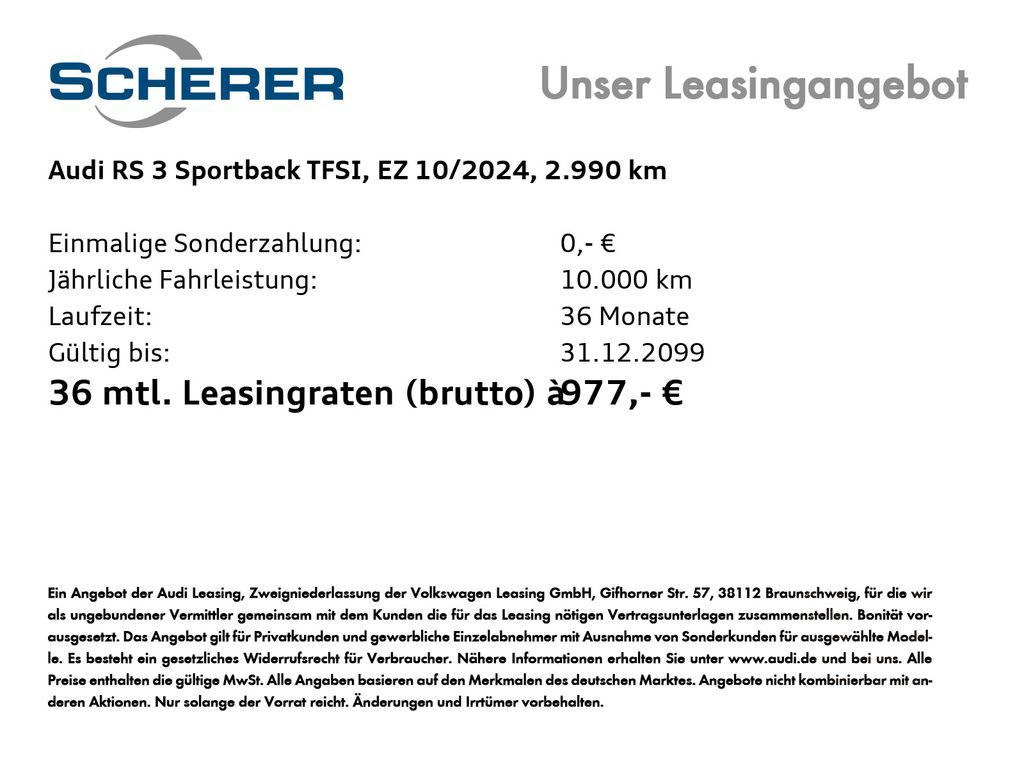 Audi RS 3 Sportback RS3-R ABT Umbau 1/200, 368kw/500P