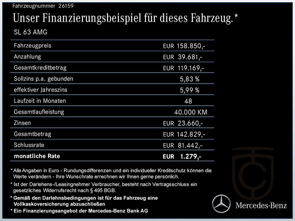 Mercedes-Benz SL 63 AMG 4M+ Night/Burmester3D/360°/Head-Up/21"