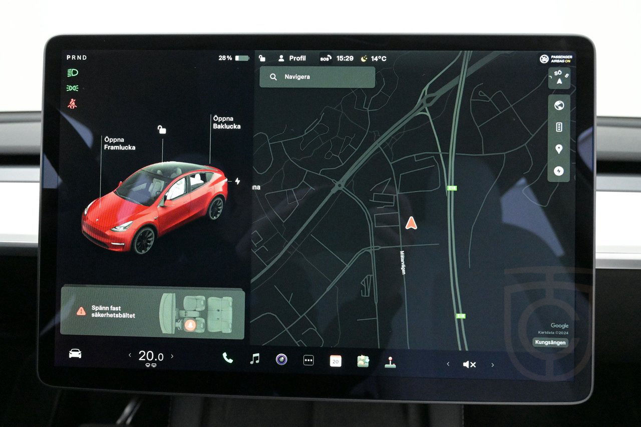 Tesla Model Y Long Range AWD Autopilot 20" Pano