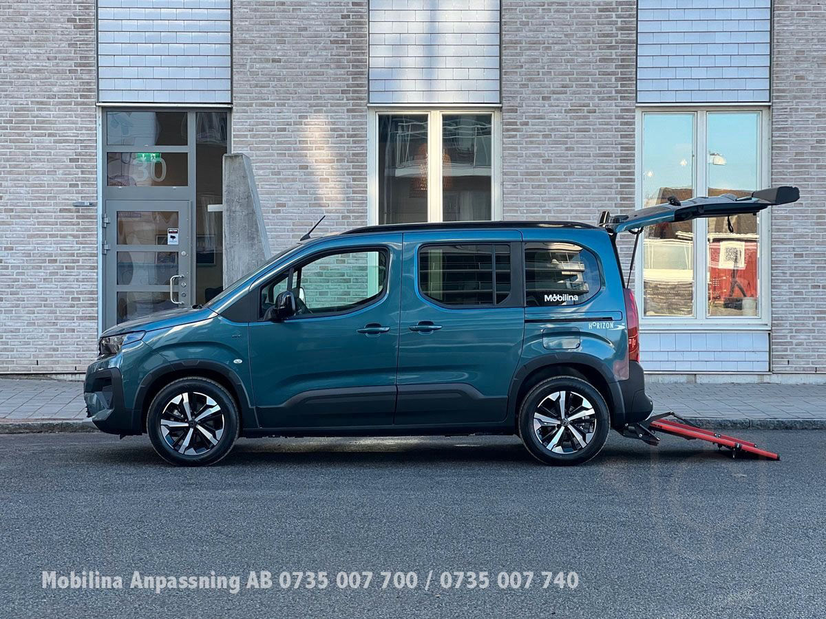 Peugeot Rifter Handikappanpassad Rullstolsbil