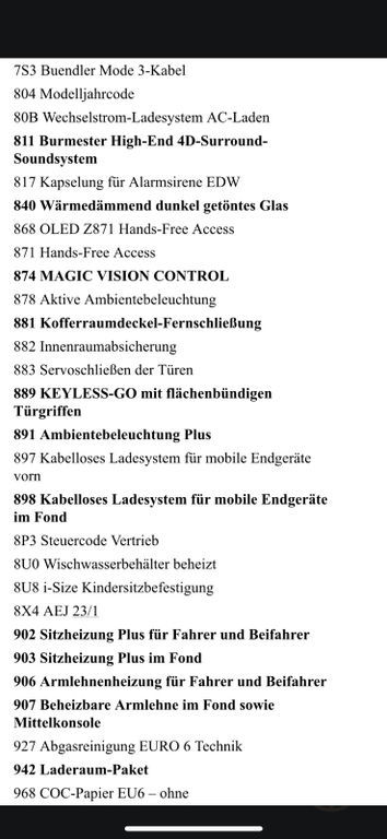 Mercedes-Benz S 63 AMG E Performance 4Matic Lang UPE 280500€