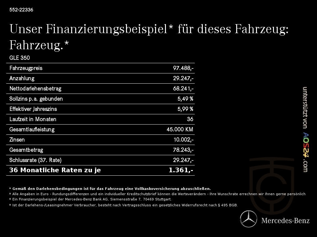 Mercedes-Benz GLE 350 de 4M Coupé+AMG+AHK+DISTRONIC+PANO+NIGHT