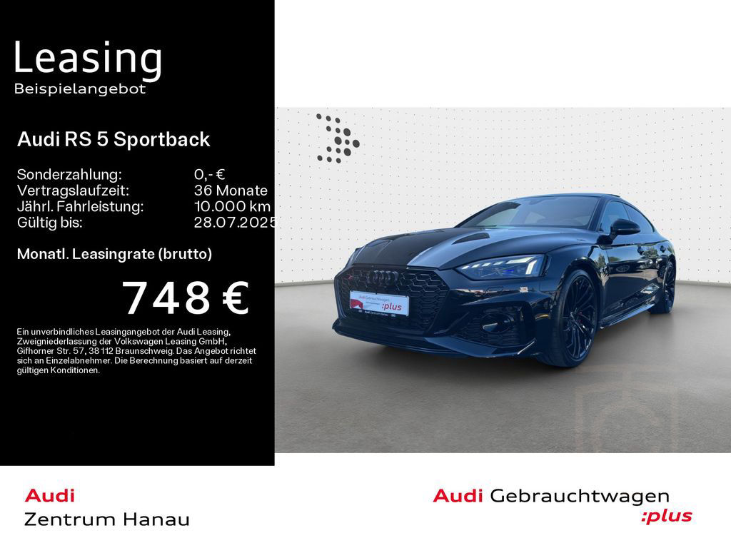 Audi RS 5 Sportback*NAVI-PLUS*HUD*RS-AGA*PANO*OPTIK-P