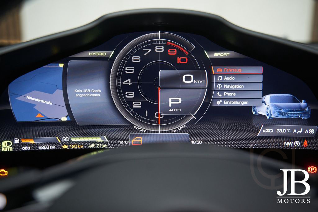 Ferrari 296 GTS Nero Daytona LIFT JBL CARBON SURROUND