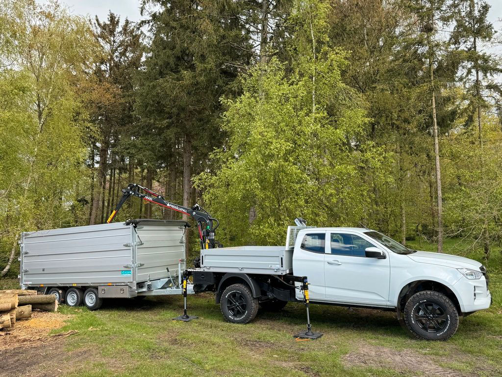 Isuzu D-Max Space Cab LS AT BIG-MAX Forstkran Greifer