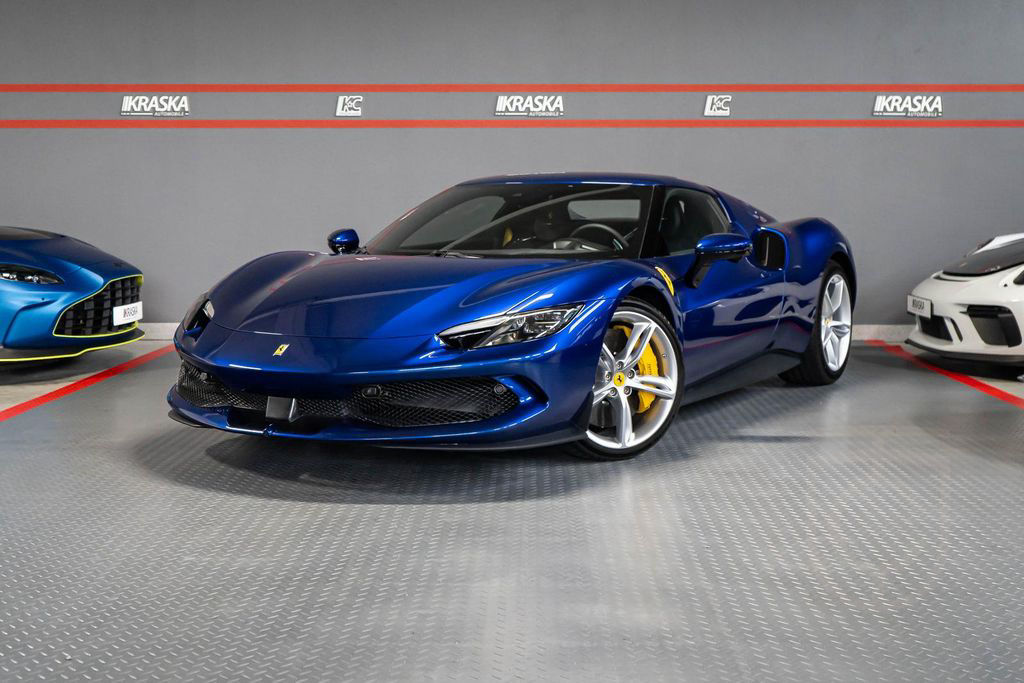Ferrari 296 GTB Blu Elettrico AFS 360° LIFT RACING-SEATS