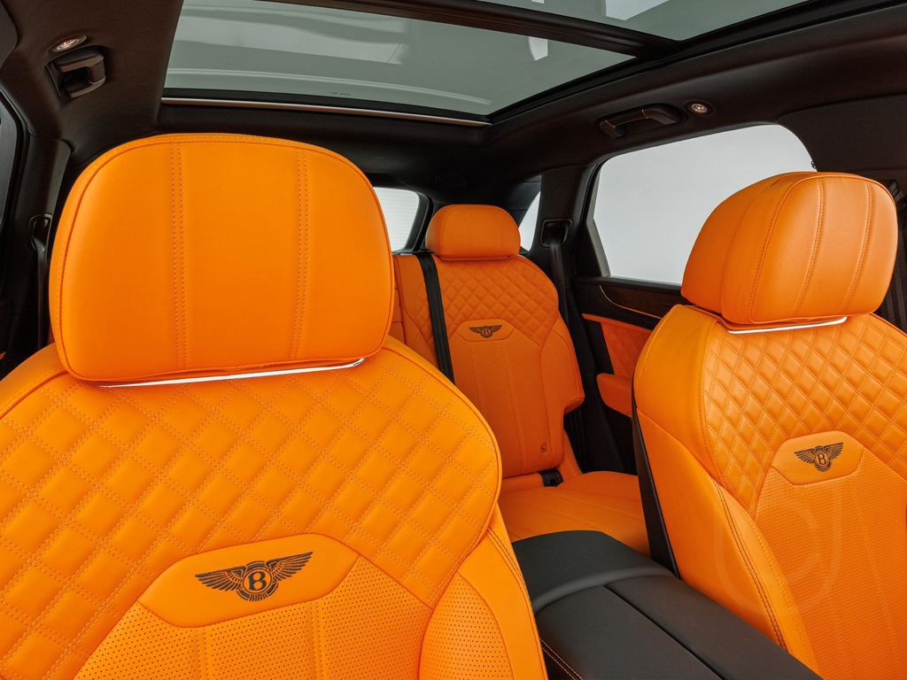 Bentley Bentayga S V8 / Mandarin - Lederfarbe