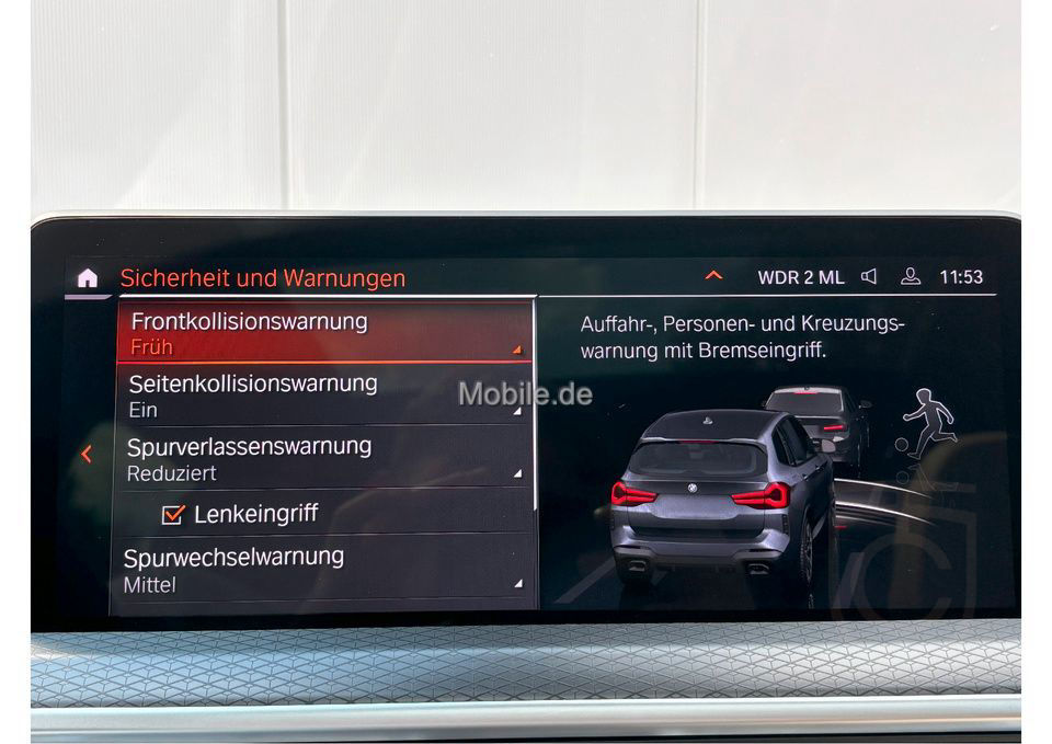 BMW X3 M40d PANO HUD ACC LEDER LASER AHK PAP APPLE