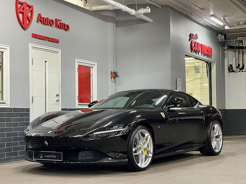 Ferrari Roma 3.9 V8 DCT 620hk 2021 Kolfiber Sv-såld MOMSBIL