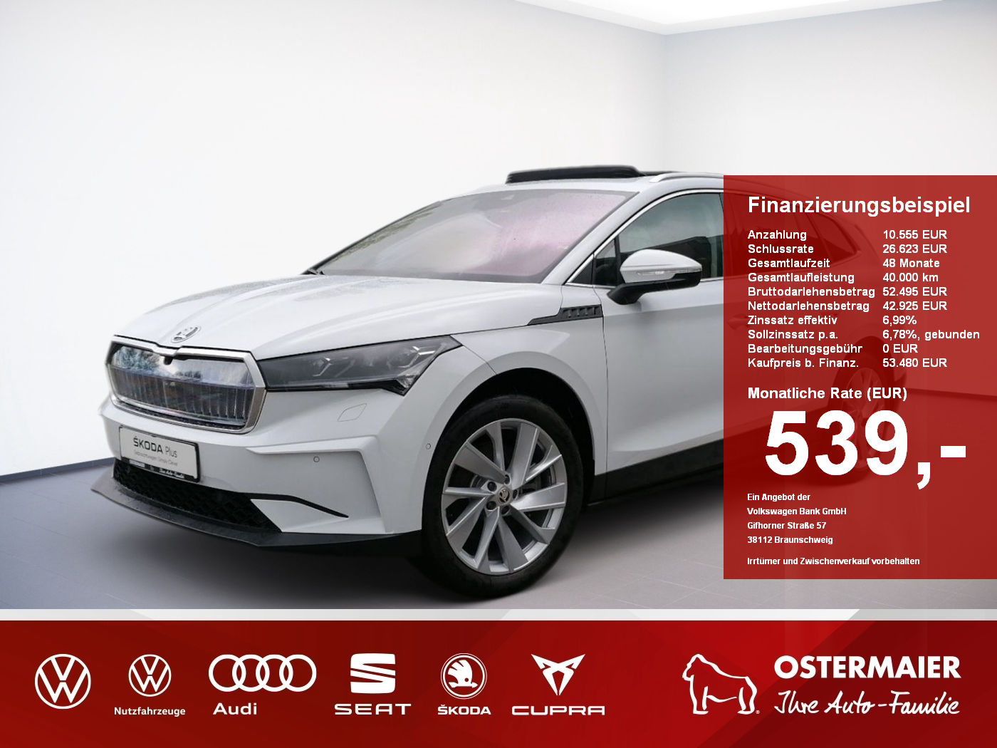 ŠKODA ENYAQ iV 80 Eco-Suite 204PS AHK.KAMERA.PANO.NAVI
