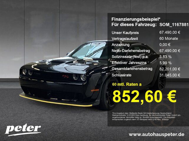 Dodge Challenger R/T Scat Pack Widebody 6.4 V8 HEMI