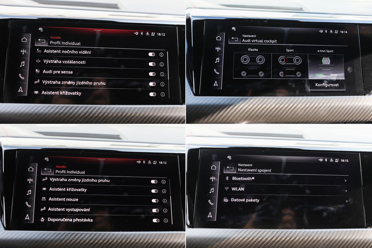 Audi RS e-tron GT/440kW/Masáž/HUD/Noční Vidění SKLADEM