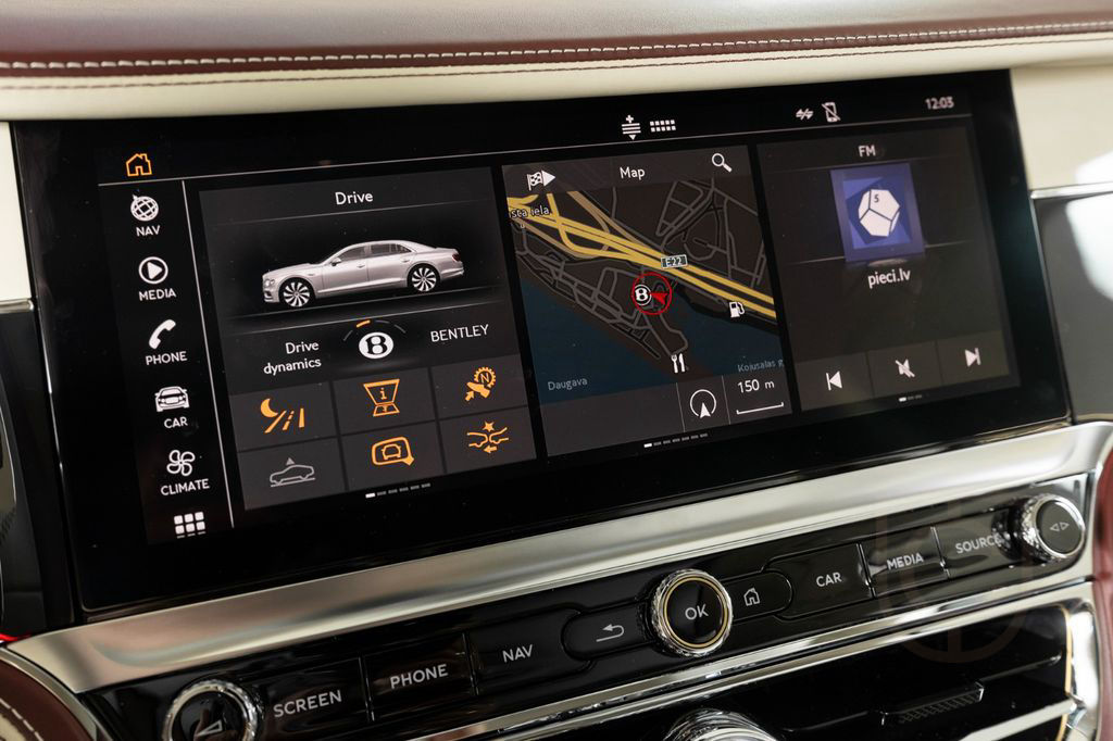 Bentley Flying Spur Azure V8 - Naim, Burgundy red