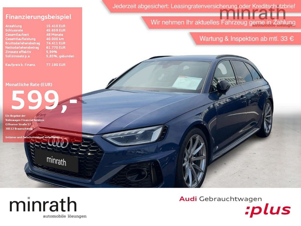Audi RS 4 Avant 2.9 TFSI Q BLACK RAUTE APP B&O DAB