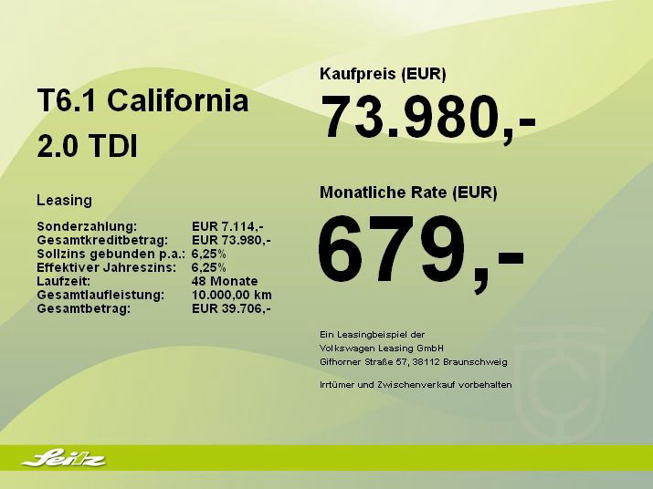 Volkswagen T6.1 California 2.0 TDI KR Beach Tour Edition *A
