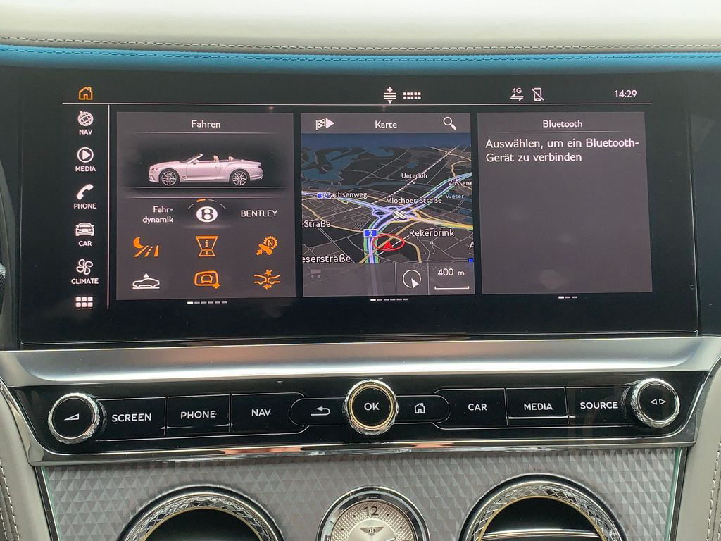 Bentley Continental GTC V8 Mulliner Blackline/Carbon/HUD