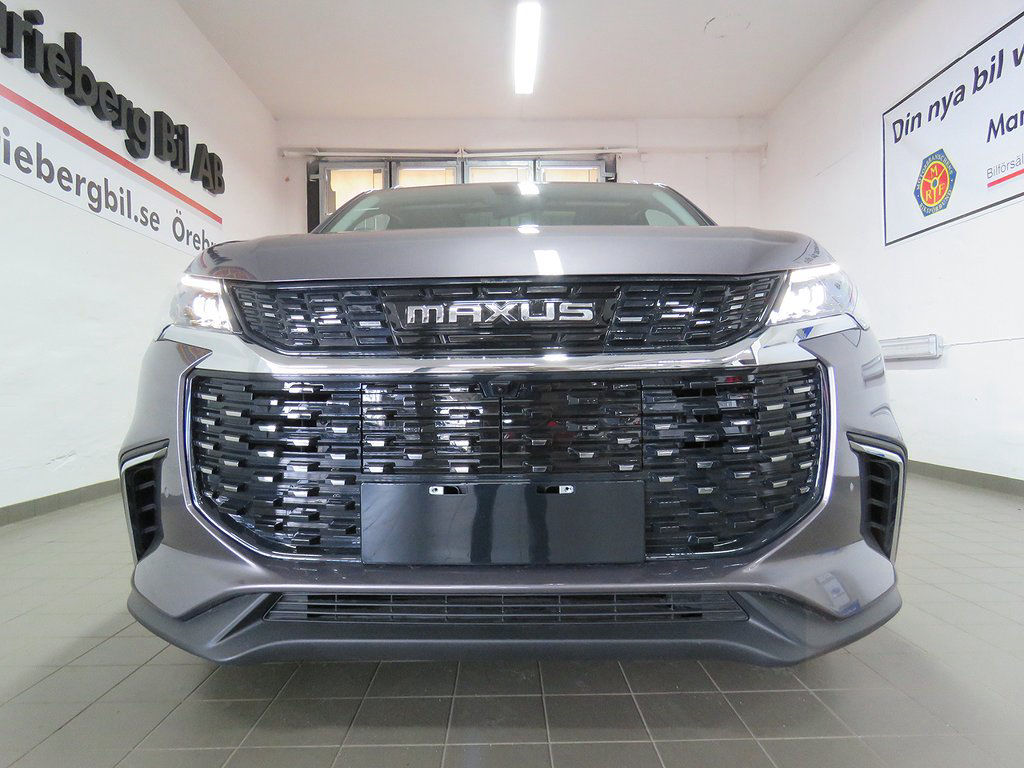 Maxus Euniq 7-Sitsig MPV 100% El-drift 356km Räckvidd WLTP