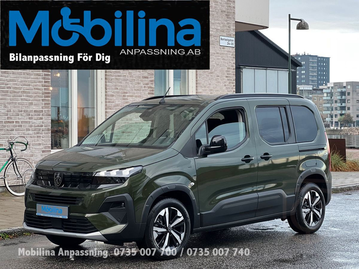Peugeot Rifter Handikappanpassad Rullstolsbil