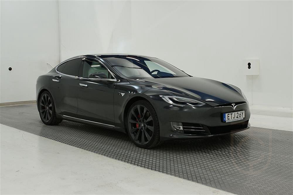 Tesla Model S Performance AWD Ljus interiör Luftfjädring
