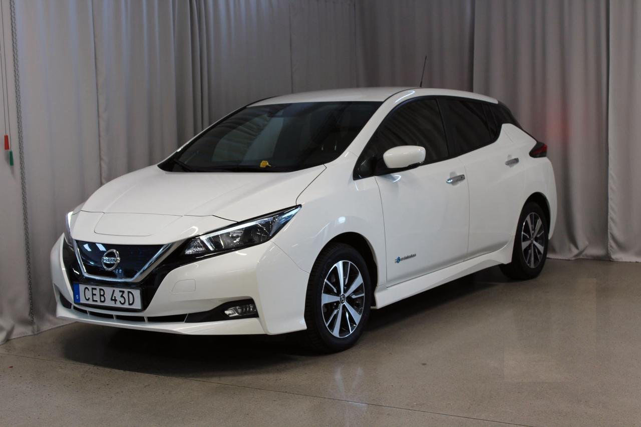 Nissan Leaf 40 kWh 149hk, 972 mil, Räckvidd 27 mil, B-kam,