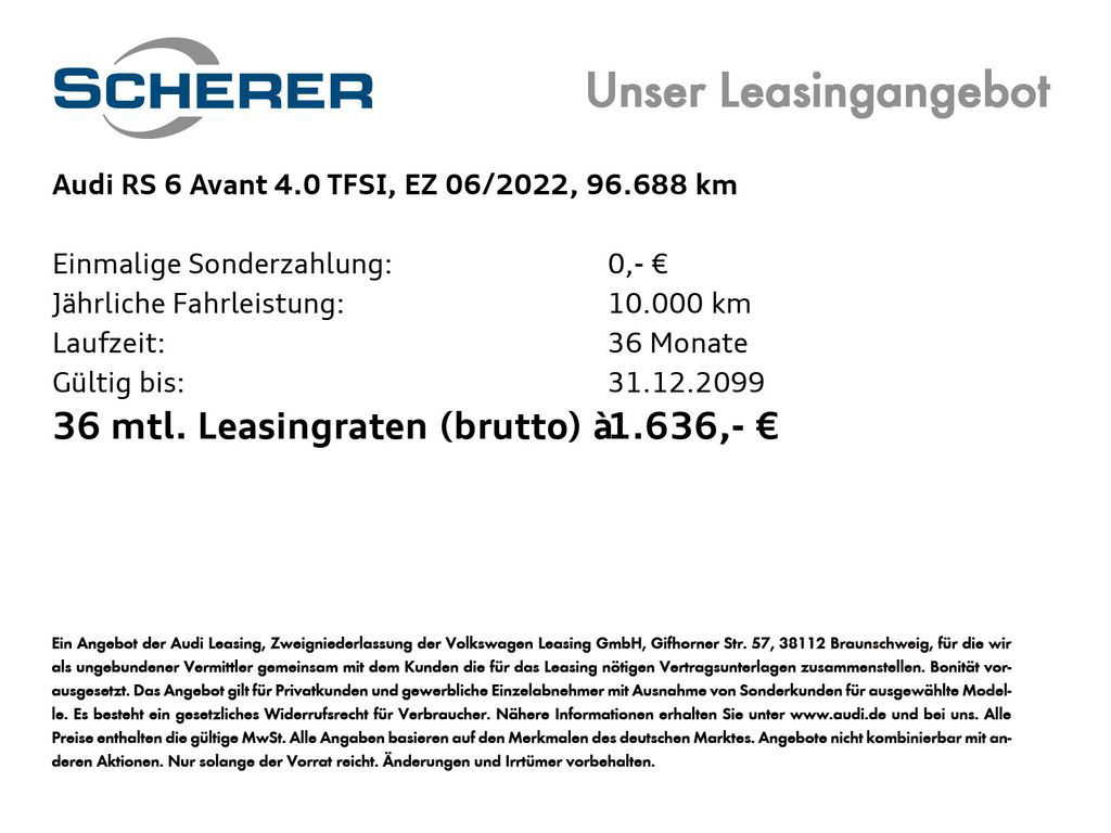 Audi RS6 Avant 4.0 TFSI quat./tiptr. *ABT*KERAMIK*HD-