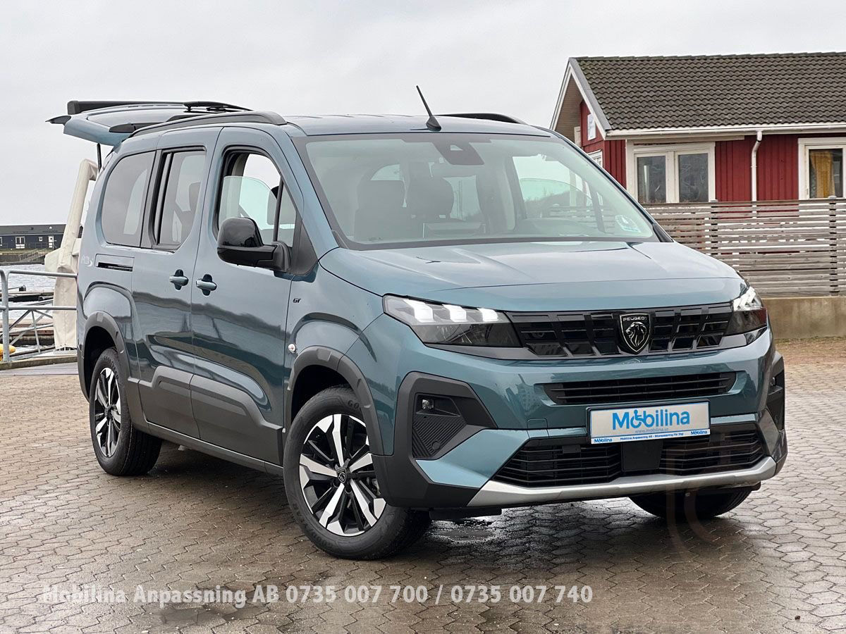 Peugeot Rifter Handikappanpassad Rullstolsbil