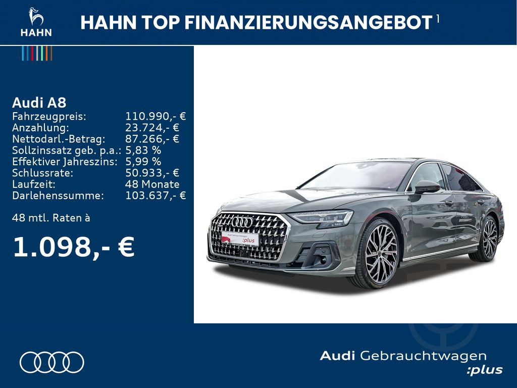 Audi A8 60 TFSIe quattro S line Matrix B&O HUD ACC Si